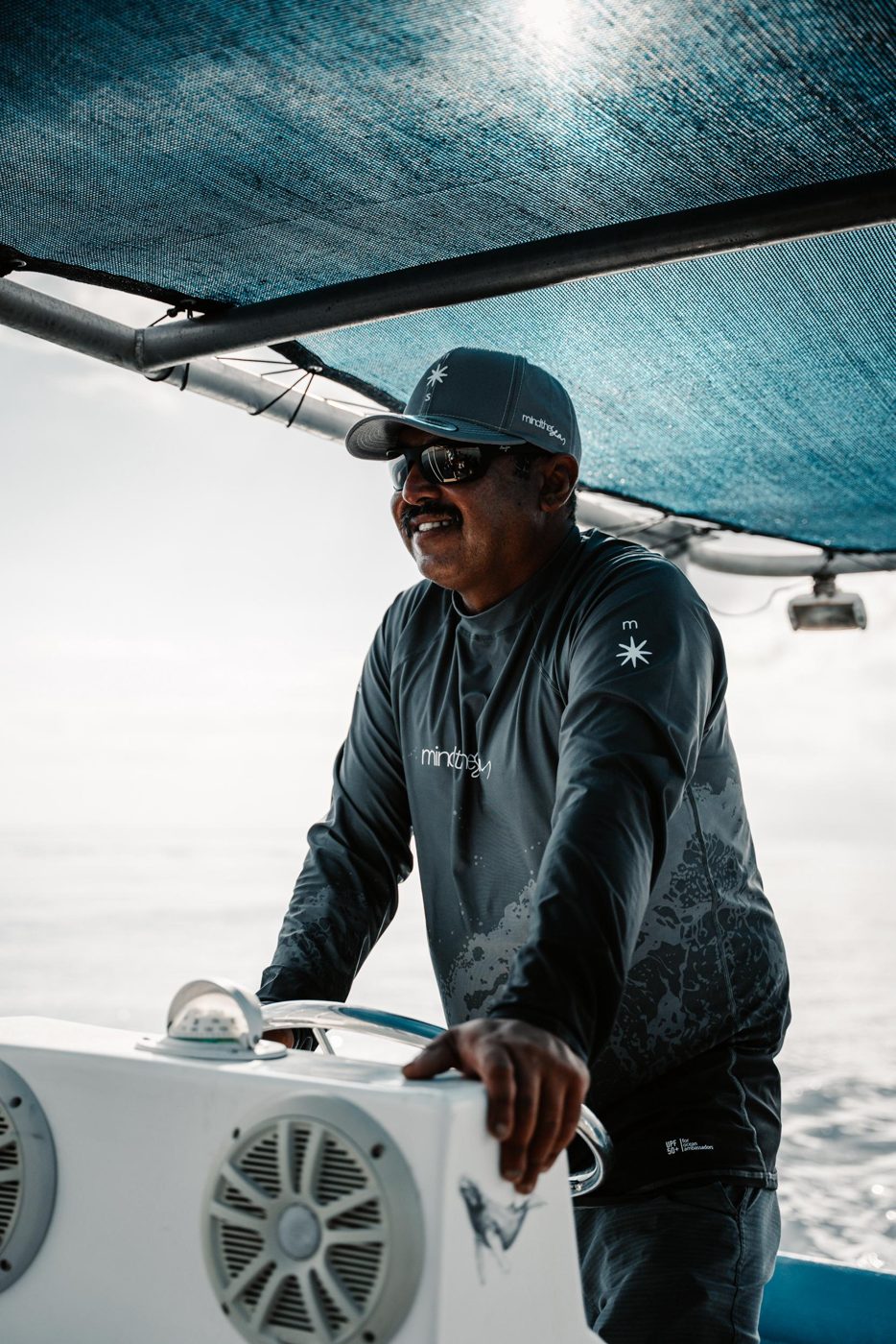 Mind the Seas team wearing custom apparel by The Ocean Lung
