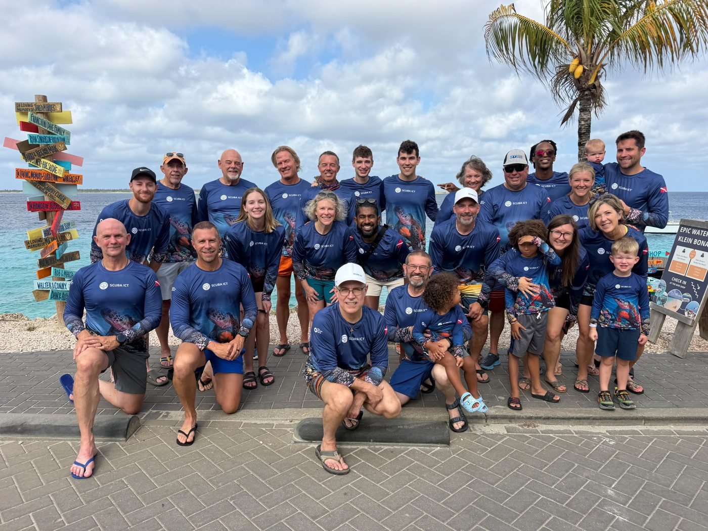 Scuba ICT team wearing custom apparel by The Ocean Lung