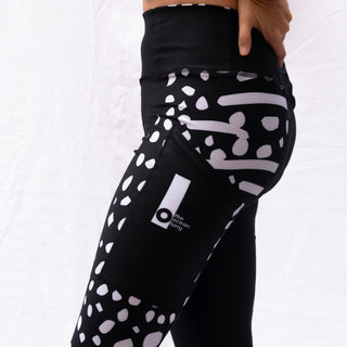 Leggins negro Tiburón ballena