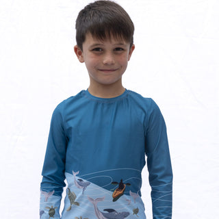 Rashguard De Baño Manga Larga Para Niño Joví – Verde Botella
