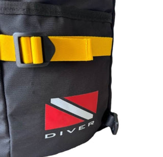 Maleta viajera 30 litros Diver Negra