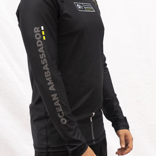 Rashguard Hombre Corrientes Negro