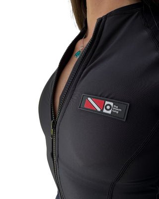 Vestido de Baño Negro Manga Larga Mujer – Diver
