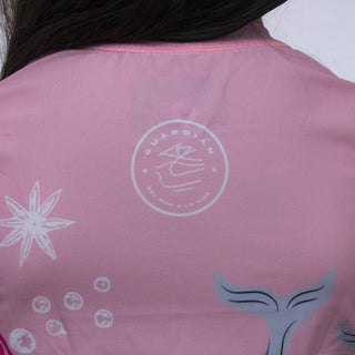 Rashguard De Baño Manga Larga Niña Bahía Rosada