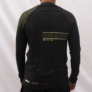 Rashguard Hombre Corrientes Negro