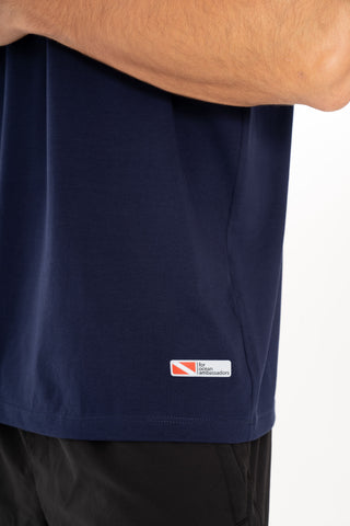 Camiseta Hombre Azul Pulpo