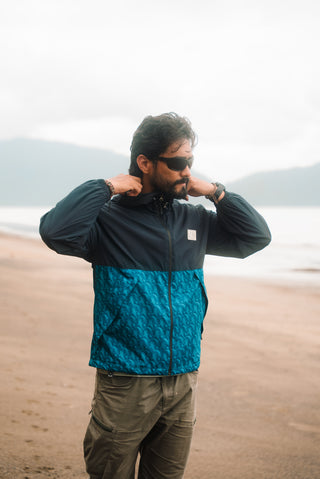 Chaqueta Unisex Tiburon Ballena azul