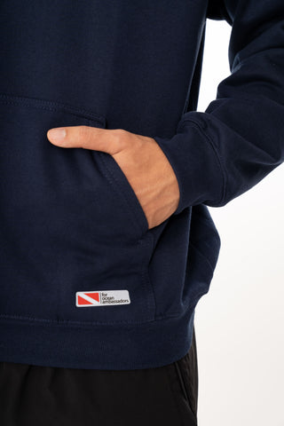 Hoodie Unisex Azul Tortuga