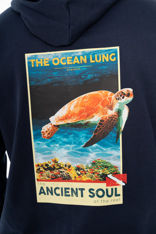 Hoodie Unisex Azul Tortuga