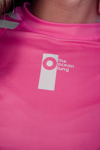 Rashguard mujer corales rosado