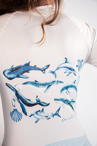 Rashguard mujer Cetáceos