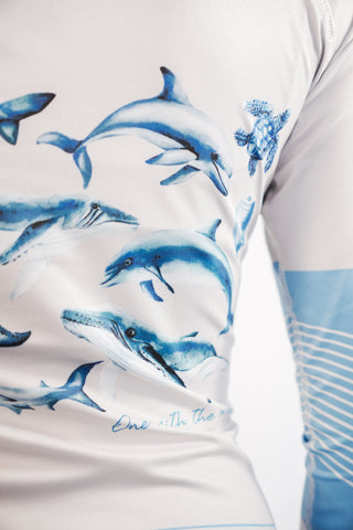 Rashguard mujer Cetáceos