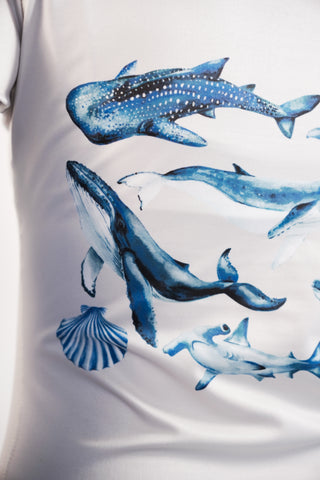 Rashguard mujer Cetáceos
