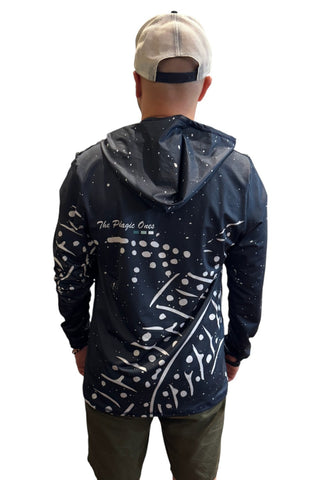 Jersey Capucha Tiburón Ballena Azúl Oscuro