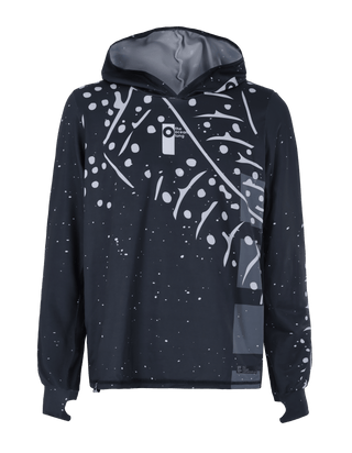 Jersey Capucha Tiburón Ballena Azúl Oscuro