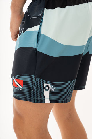 Pantaloneta Baño Hombre Verde Martillo