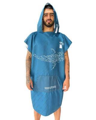 Poncho tiburón ballena -  Talla Única