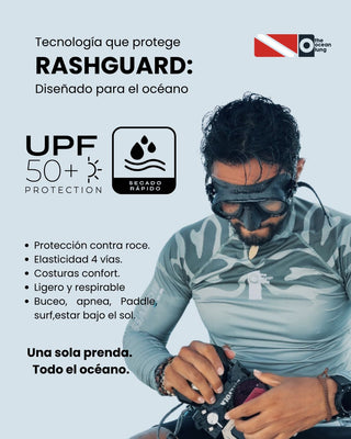 Rashguard Hombre Tiburón Tigre