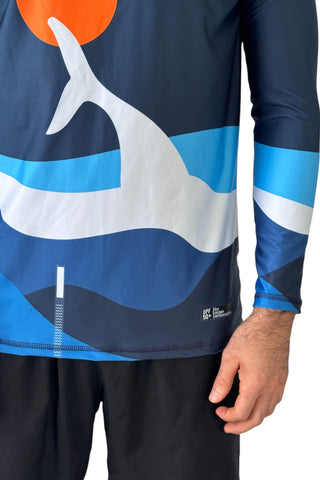 Rashguard Hombre ballena jorobada