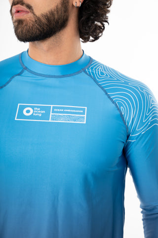 Rashguard Hombre Corrientes Azul