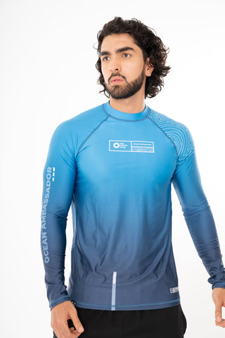 Rashguard Hombre Corrientes Azul