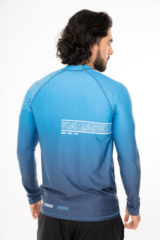 Rashguard Hombre Corrientes Azul