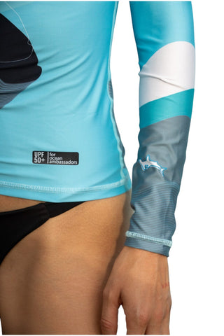 Rashguard Mujer Tiburón Martillo