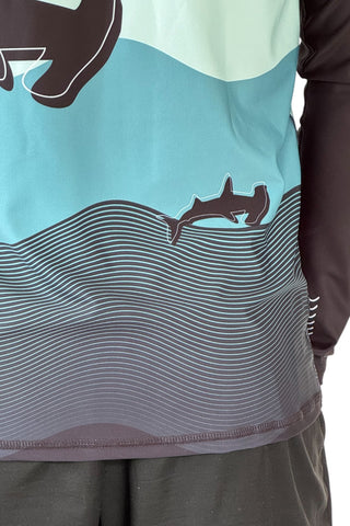 Rashguard Hombre Tiburón Martillo