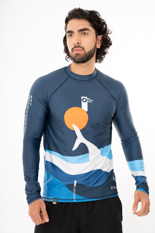 Rashguard Hombre ballena jorobada