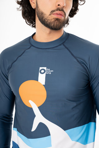 Rashguard Hombre ballena jorobada