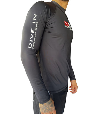 Rashguard Hombre Diver Negro