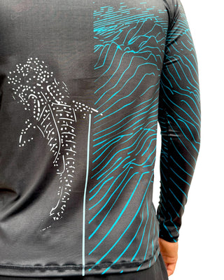 Rashguard Hombre tiburón ballena