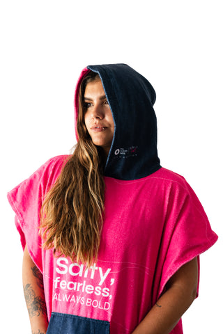 Poncho Dive Like a Girl Fucsia